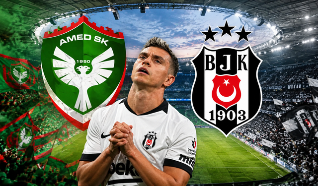 Amedspor maçı öncesi Beşiktaş'a kötü haber