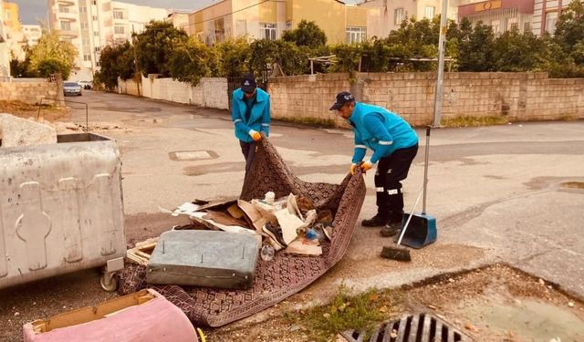 Sağlıklı bir şehir için her gün 240 ton çöp toplanıyor