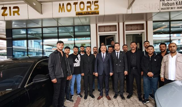 MHP Diyarbakır İl Başkanı Özcoşkun’dan oto galerici esnafına ziyaret