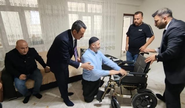 Diyarbakır’da engelli vatandaşın isteği karşılıksız kalmadı
