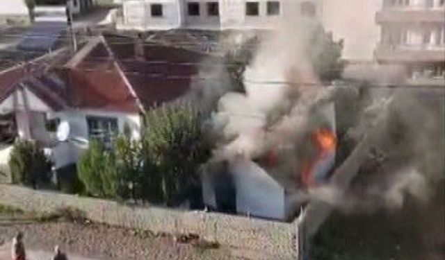 Bingöl’de tehlikeli odunluk yangını