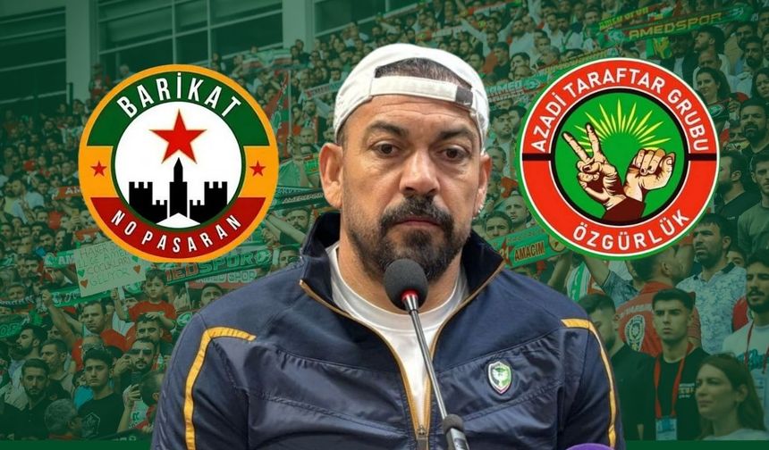 Amedspor taraftar gruplarından Servet Çetin’e tepki