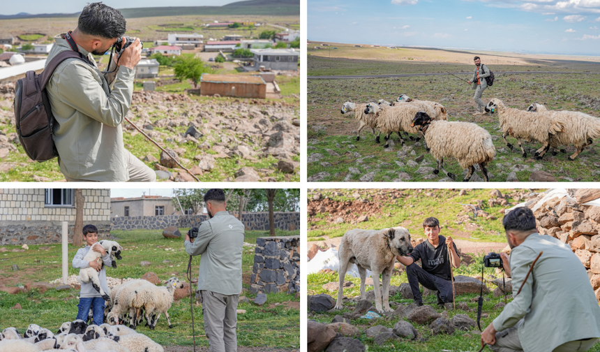 Diyarbakırlı çoban çektiği fotoğraflarla yöresini tanıtıyor