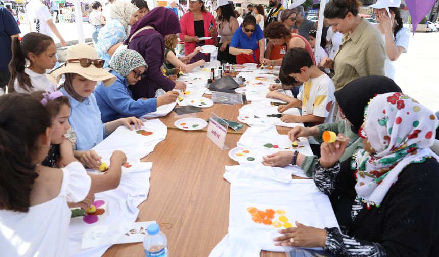 Diyarbakır’da kadınlar hem öğrendi hem eğlendi