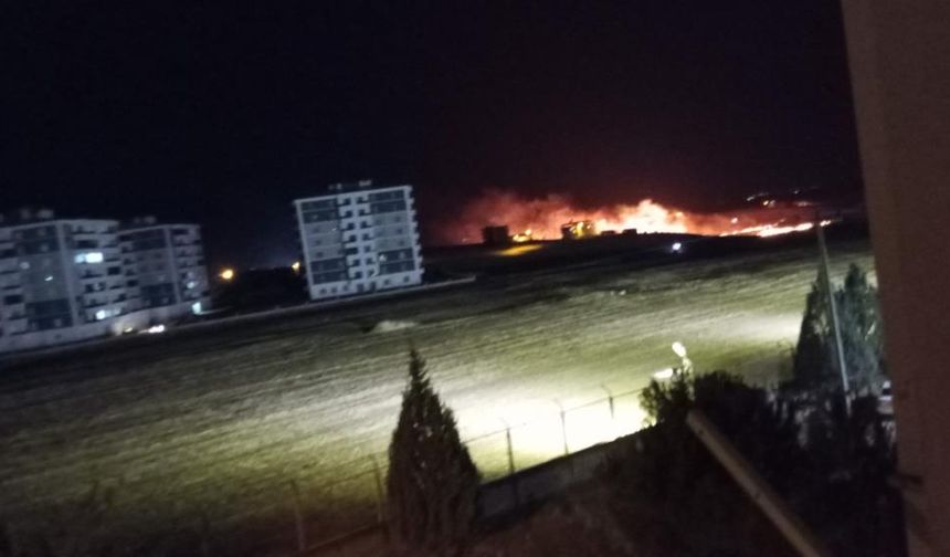 Diyarbakır'da anız yangını kontrol altına alındı