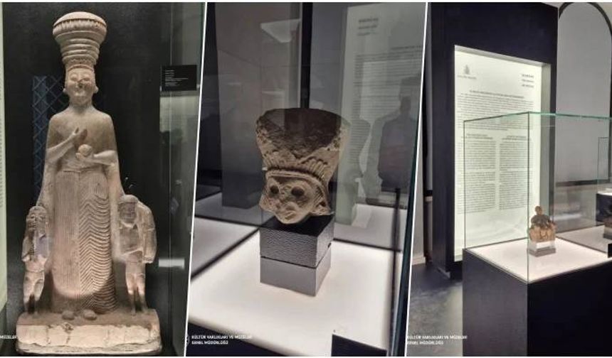 Türkiye'den gönderilen tarihi eserler Roma'daki "Magna Mater" sergisinde