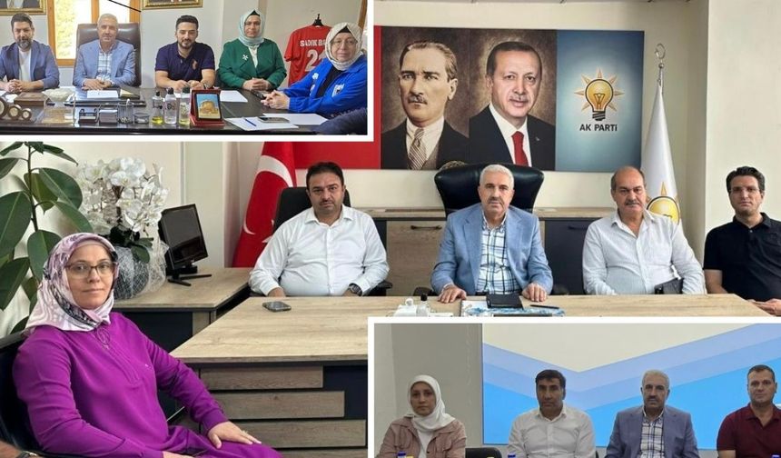 AK Parti Diyarbakır, merkez ilçelerde teşkilat toplantıları gerçekleştirdi