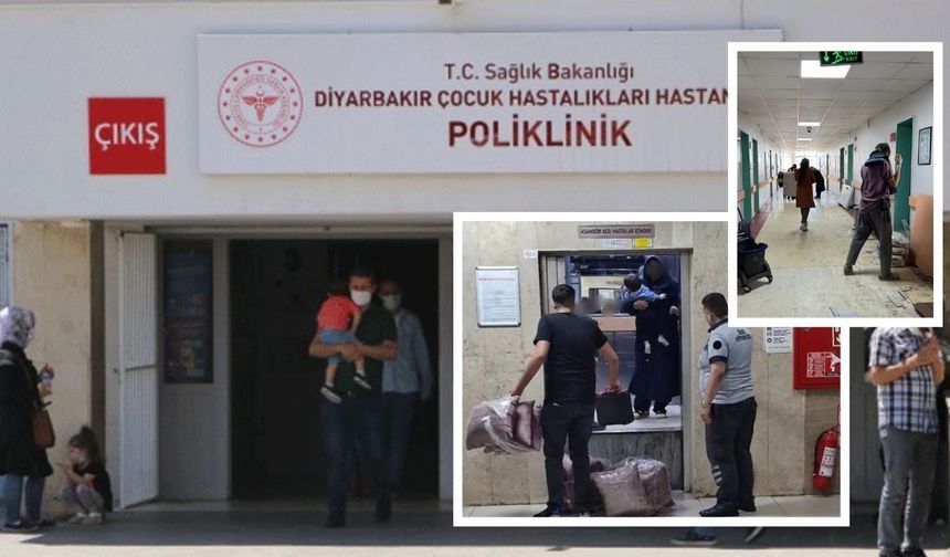 Diyarbakır Çocuk Hastanesi; Fare var, temiz çarşaf yok