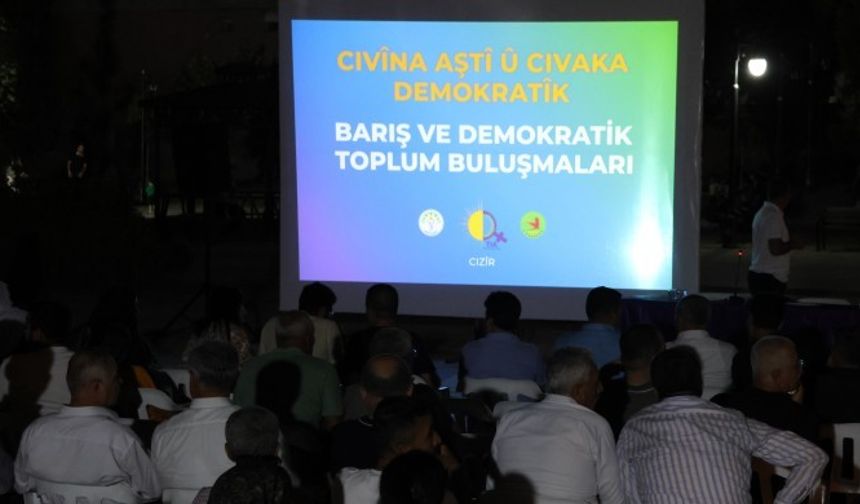 Diyarbakır’ın iki ilçesinde halk toplantıları gerçekleştirildi