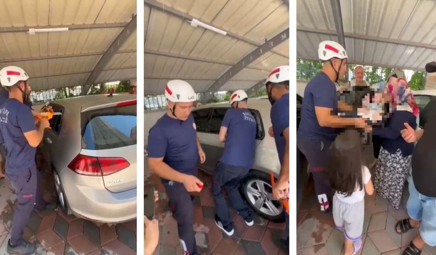 Şanlıurfa’da zamanla yarışılan bebek kurtarma operasyonu