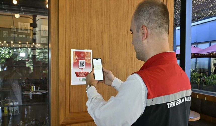 Satış ve toplu tüketim yerlerinde "karekod" dönemi başladı