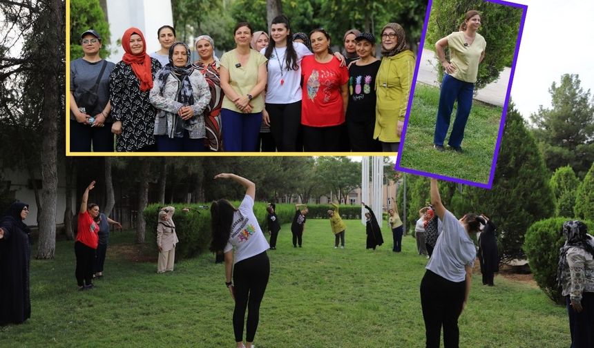 Diyarbakır’da kadınlar güne sağlıkla başlıyor; 6 mekanda sağlık buluşması