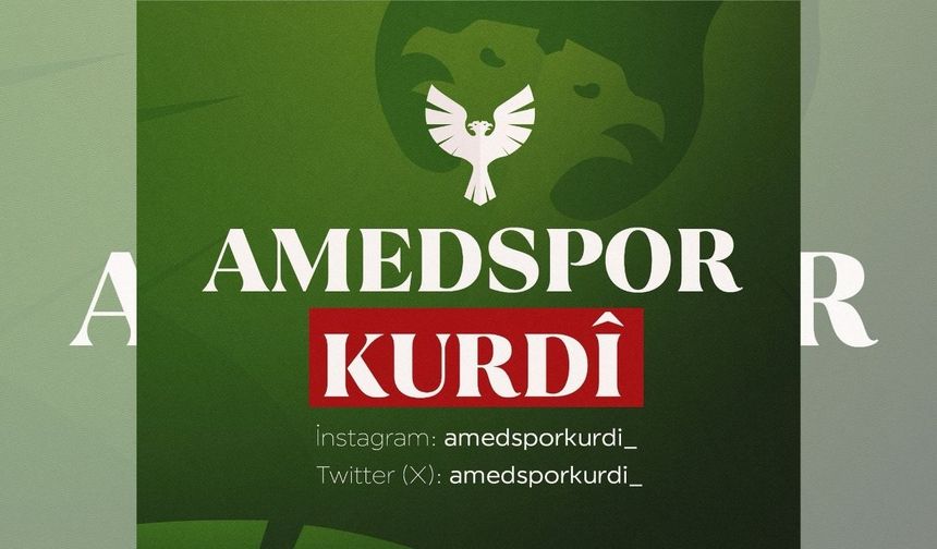 İlklerin takımı Amedspor’dan Kürtçe Instagram ve X hesapları