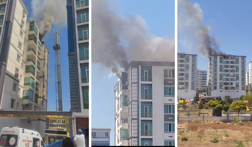 Diyarbakır Bağlar’da yangın paniği