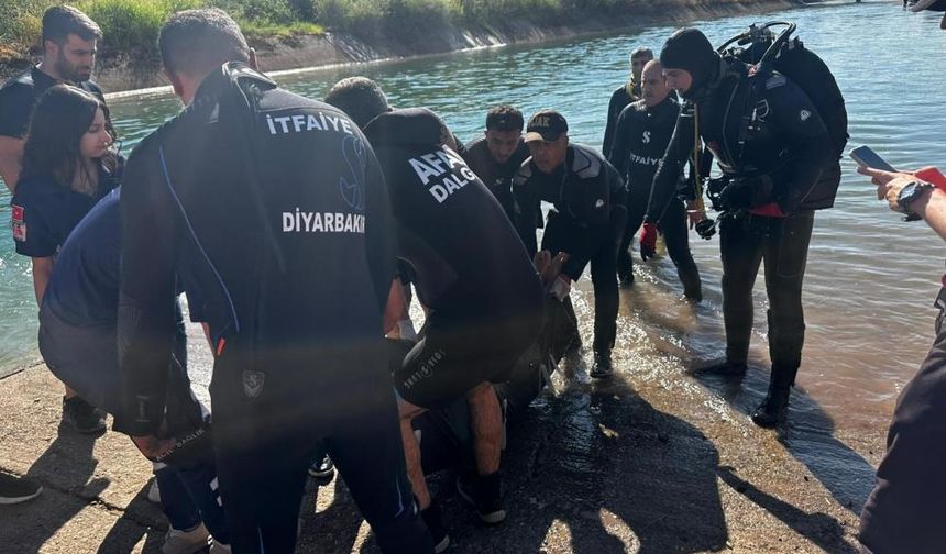 Diyarbakır'da sulama kanalına giren 17 yaşındaki gençten acı haber