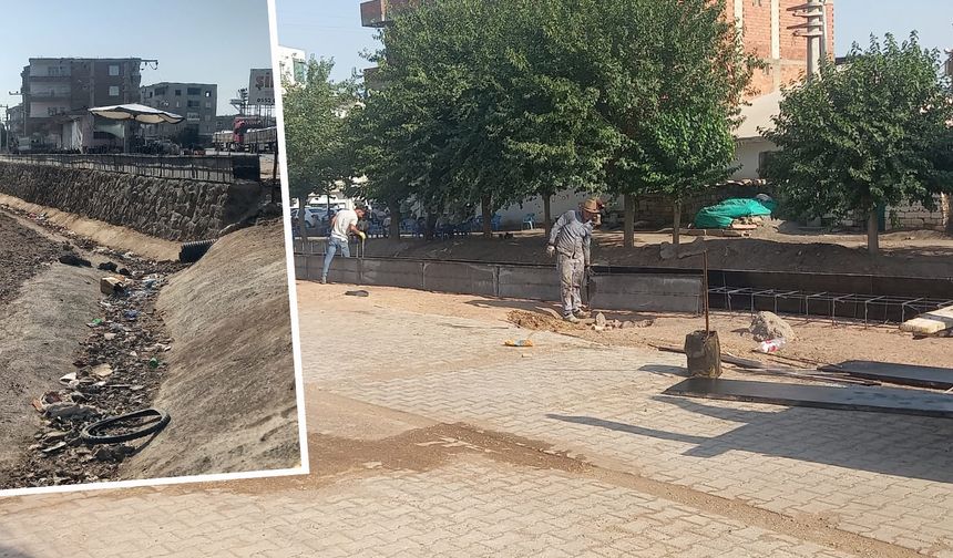 Diyarbakır’daki tehlikeli istinat duvarı için çalışmalar başladı