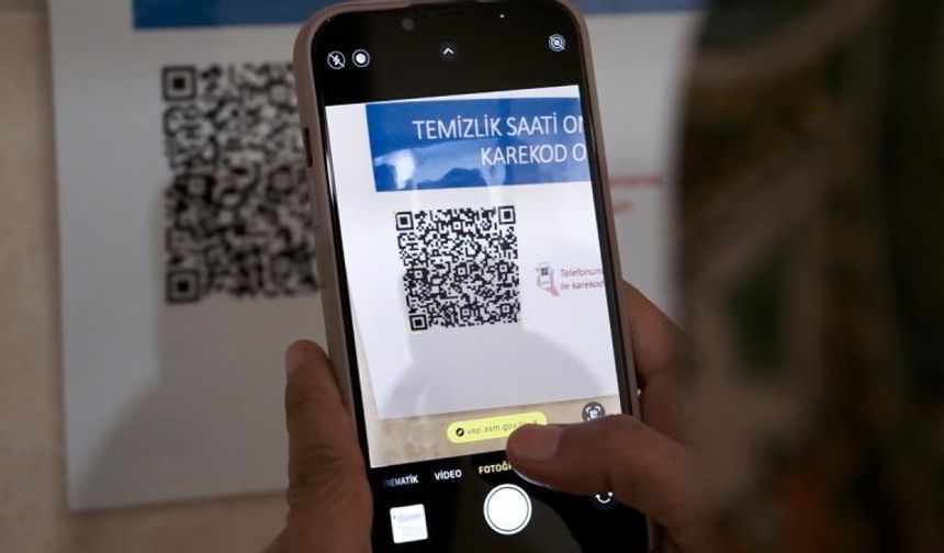 QR kod ile temizlik ihbarı artık cep telefonunda