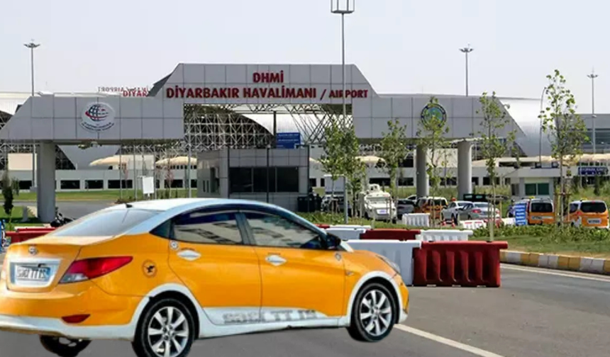 Diyarbakır Havalimanı’nda taksimetre krizi!