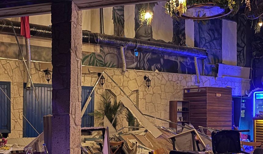 İzmir’de mekanın tavanı çöktü, yaralılar var
