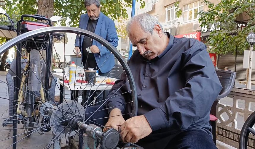 Diyarbakır’da 41 yıllık ustadan uyarı; Çin malı bisikletler tamircileri bile zorluyor