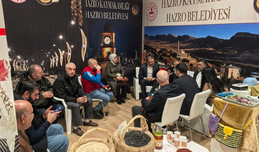 Diyarbakır Tanıtım Günlerinde Hazro standına yoğun ilgi