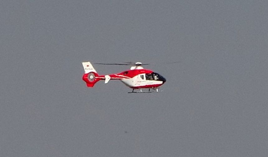 Kalp hastası minik bebek için ambulans uçak havalandı