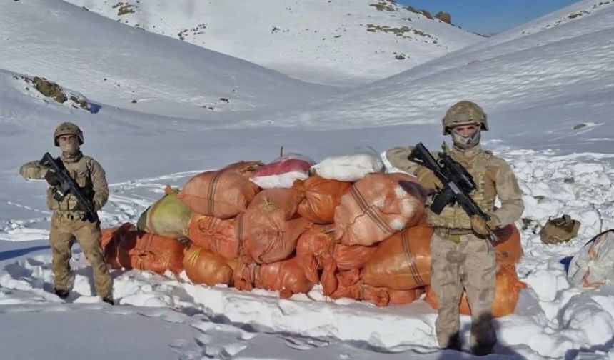 Hakkâri ve Ağrı’da 1 tonu aşan uyuşturucu ele geçirildi