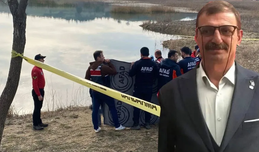 Zafer Partili başkan gölette ölü bulundu