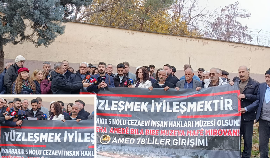Diyarbakır 5 No’lu Hapishanesi önünde ortak çağrı: İşkenceyle yüzleşmeden demokrasi kurulamaz