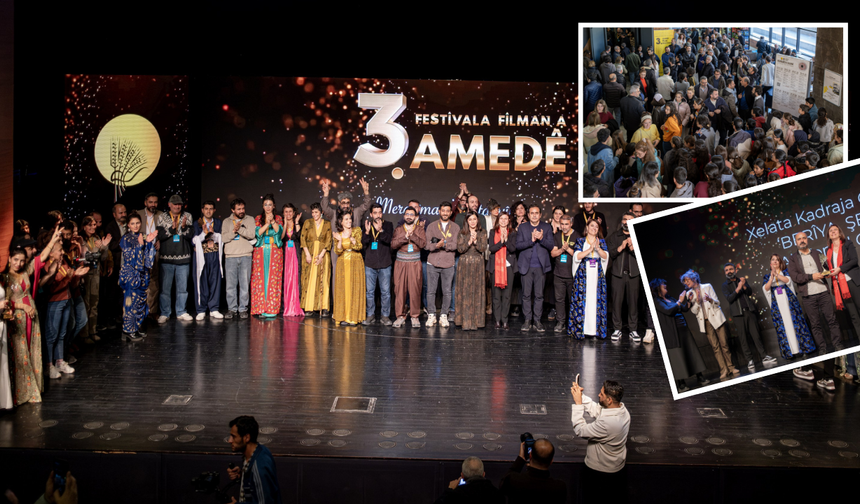 Amed Uluslararası Film Festivali görkemli ödül töreniyle sona erdi