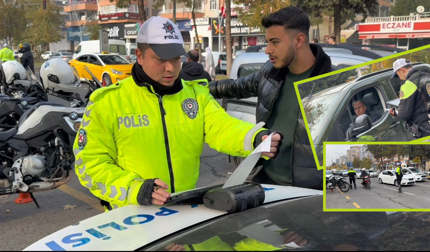 Diyarbakır’da ‘Şahin Trafik’ polislerinden eş zamanlı denetim