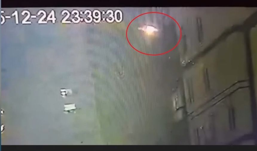 Diyarbakır semalarında gizemli ışık!