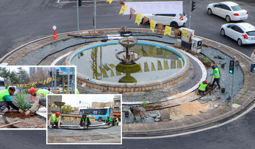 Diyarbakır’da Tarihi süs havuzu yeniden hayat buluyor