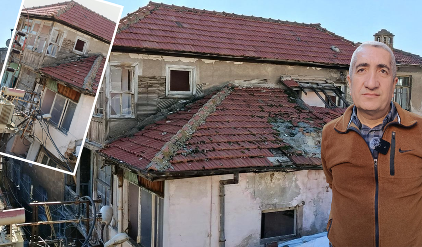 Diyarbakır’da tarihi ev tehlike saçıyor: Taşlar düşüyor, can güvenliği yok