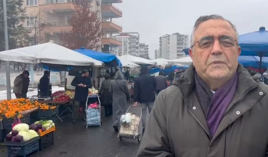 Tanrıkulu Diyarbakır pazarında konuştu;  “Bu düzen değişmeli”