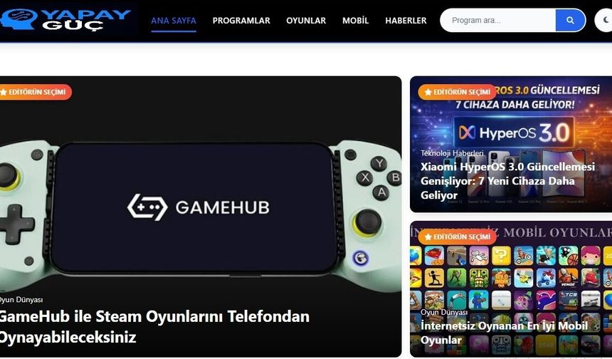 Web’in En Güncel Program ve Uygulama Kaynağı: YapayGüç
