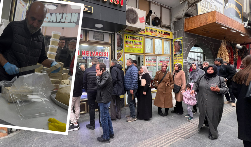 Diyarbakır’da Ramazan bereketi: Tahin ve helvaya yoğun ilgi