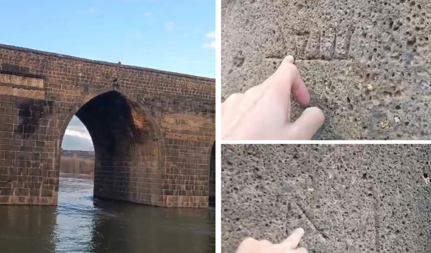 Diyarbakır’da 1000 yıllık sır: Ongözlü Köprü’nün taşlarındaki gizli imzalar ortaya çıktı