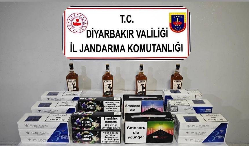 Diyarbakır’da binlerce kaçak ürün ele geçirildi