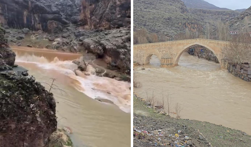 Diyarbakır’da Sinek Çayı'nın su seviyesi arttı