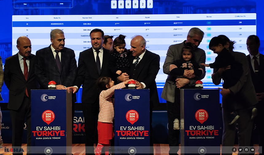 Yüzyılın Konut Projesi Diyarbakır’da başladı: Büyük kura çekimi start aldı