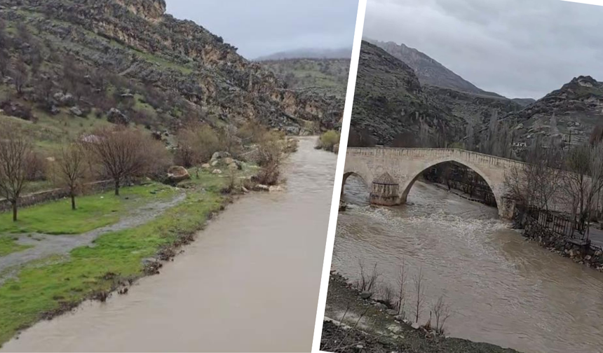 Diyarbakır Çermik’te yağış bereketi: Akarsuların debisi yükseldi