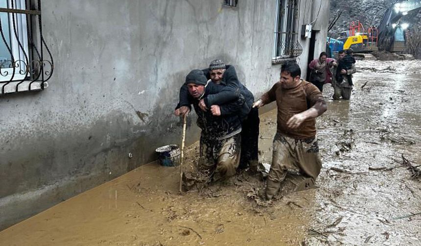 Şırnak'ta heyelan felaketi