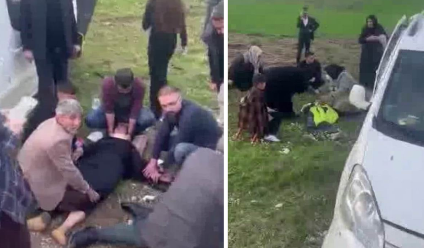 Diyarbakır’da araç takla attı: Yaralılar var