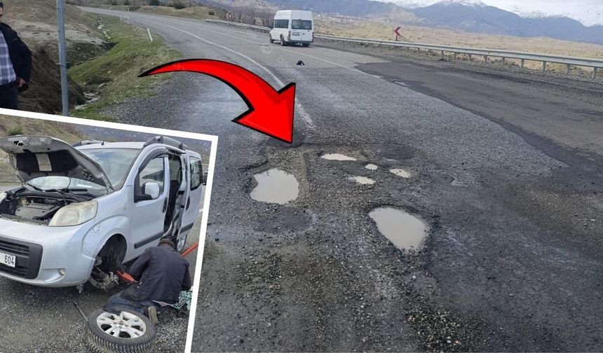 Diyarbakır-Kulp yolunda akılalmaz tehlike; Yetkililer duyarsız