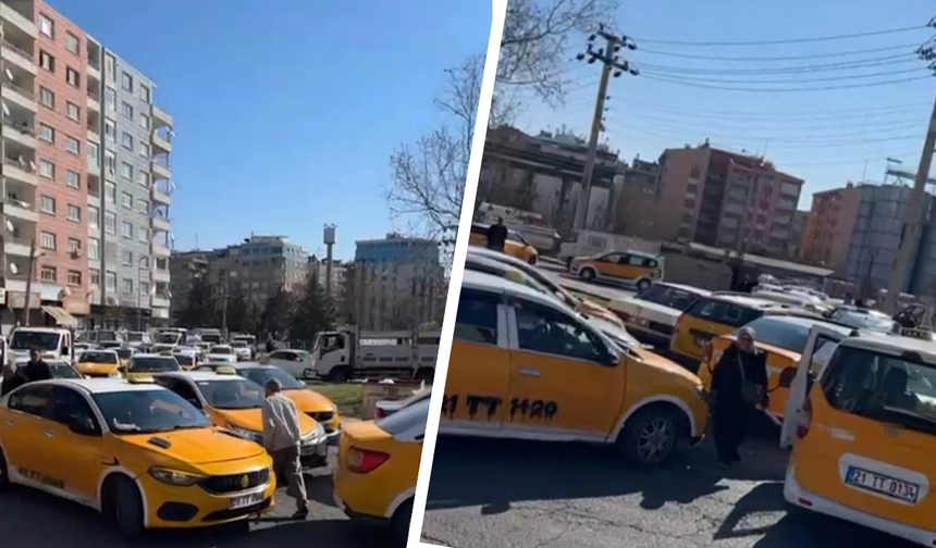 Diyarbakır’da taksimetre zammı sonrası uzun kuyruk