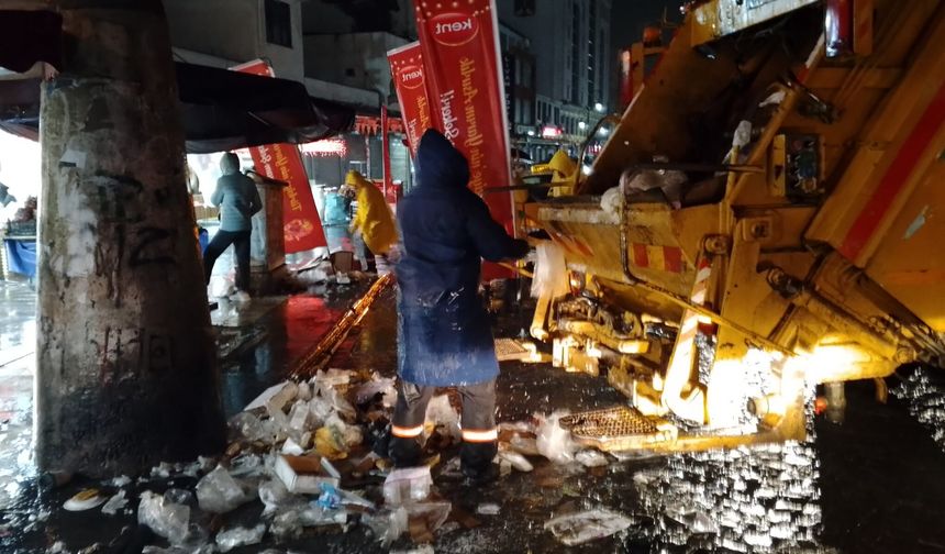 Diyarbakır’da gece yarısı hareketliliği: Herkes uyurken onlar sahadaydı!