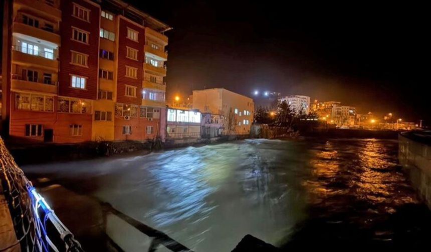 Bitlis Çayı Taştı, tahliyeler başladı
