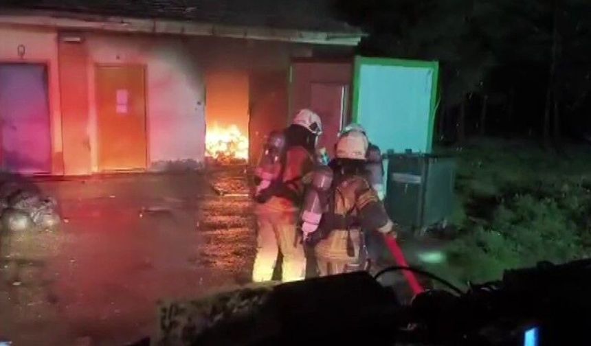 Diyarbakır’da onkoloji tıbbi atık deposunda korkutan yangın