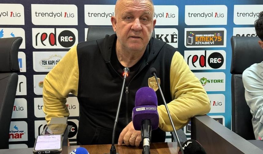 Amedspor hocası Bakkal: “İyi oynamadık. Üzgünüm"